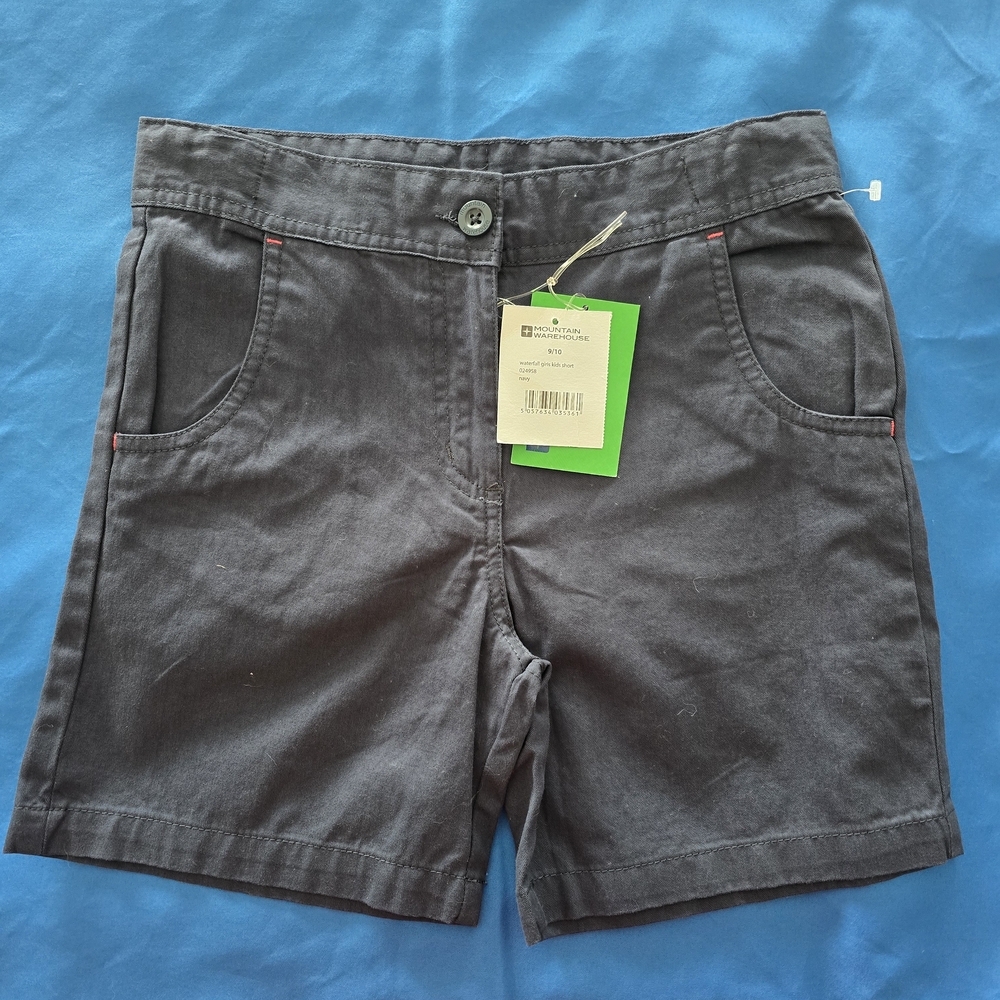 Girls Navy Mountain Warehouse Shorts